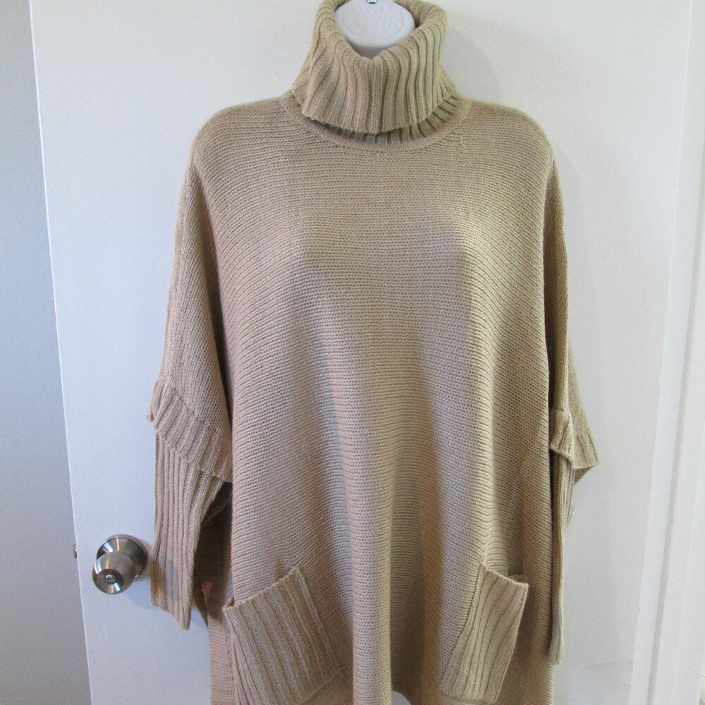 Noir Oversized Sweater Poncho – Size S/M – NWT - Picture 3 of 9